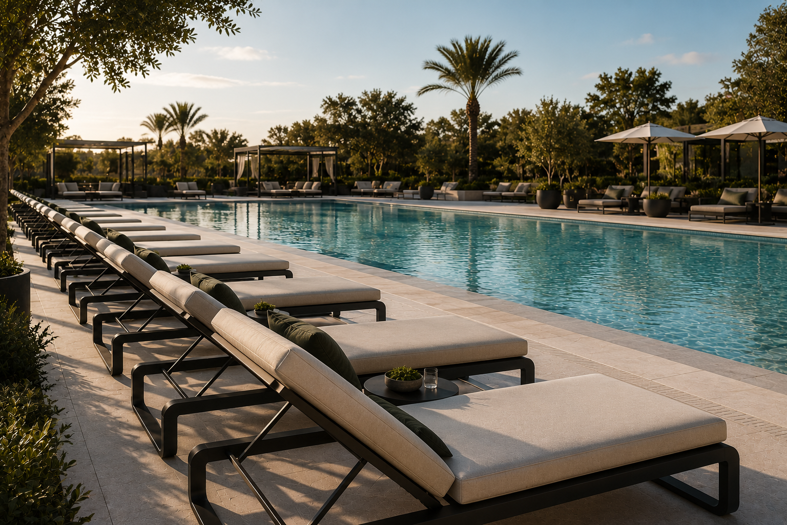 Poolside